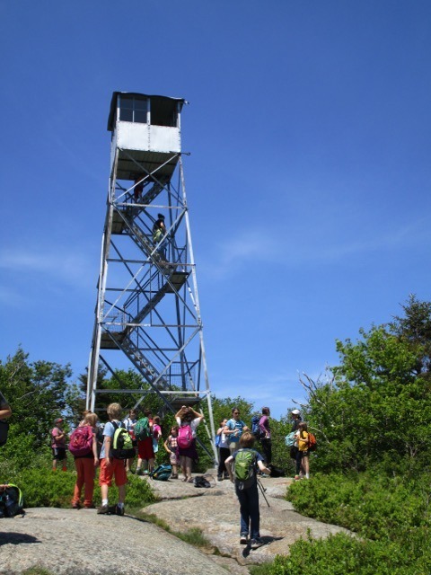 Poke-O-Moonshine fire tower. Photo by Adirondack History Center Museum.