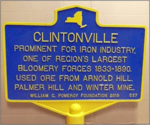 Clintonville historical marker, 1290 Route 9N, Clintonville, New York