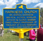 Harkness Church historical marker, 780 Hallock Hill Road, Peru, New York