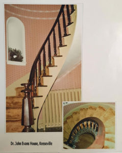 Perry Staircase, John Evans House, Keeseville, New York