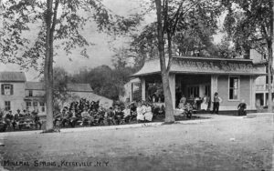 Keeseville mineral spring, 1921