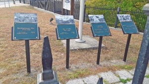 Keeseville Veterans Memorial plaques: Revolutionary to Spanish-American Wars