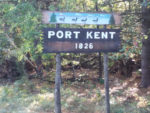 Port Kent road sign