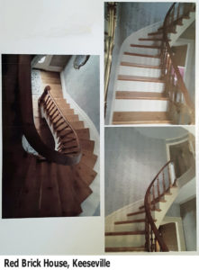 Perry Staircase, Red Brick House, Keeseville, New York