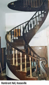 Perry Staircase, Rembrandt Hall, Keeseville, New York