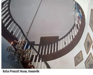 Perry Staircase, Rufus Prescott House, Keeseville, New York