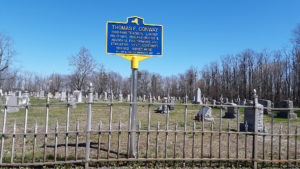 Thomas Franklin Conway burial place and historical marker, Spring Street, Keeseville