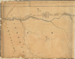 Map and Profile of the Road from Port Kent to Hopkinton (E)
