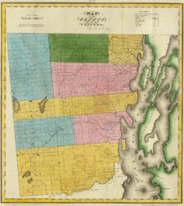 1829 Clinton County map (David Rumsey Map Collection, David Rumsey Map Center, Stanford Libraries)