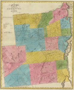 1829 Essex County map (David Rumsey Map Collection, David Rumsey Map Center, Stanford Libraries)