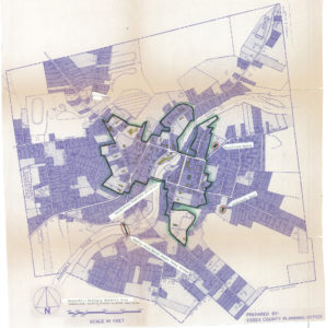 National Register: Keeseville Historic District Map (1983); prepared by Essex County Planning Office