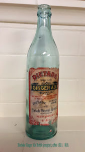 Dietade Mineral Spring Company ginger ale bottle (post-1921)