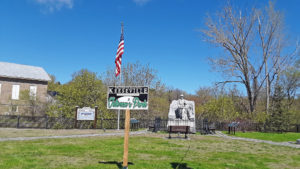 Keeseville Veterans Memorial, northwest corner of Front and Main Streets intersection